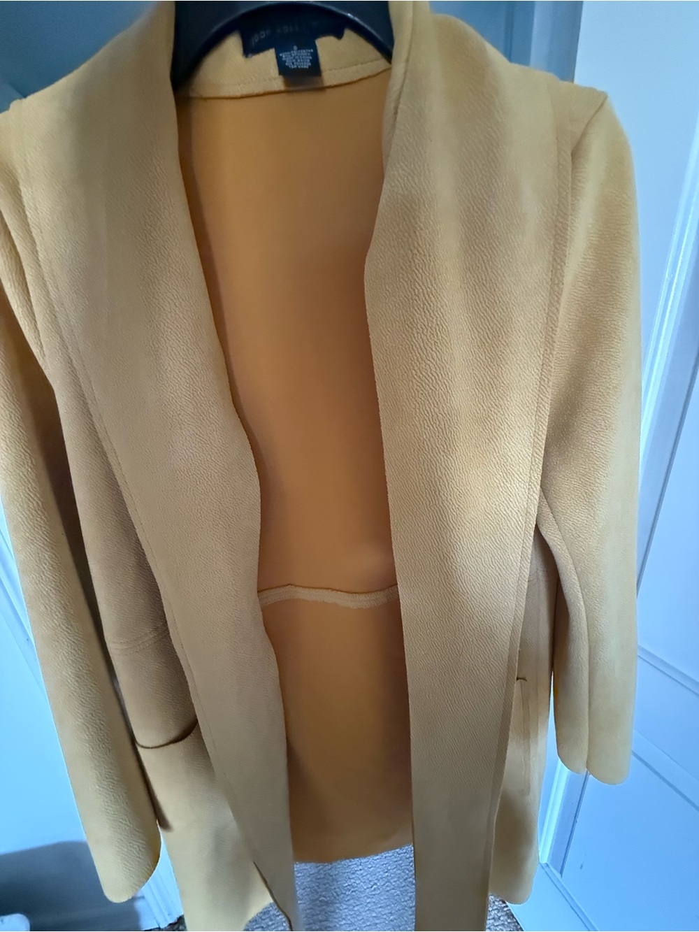 Faux Suede Coat
